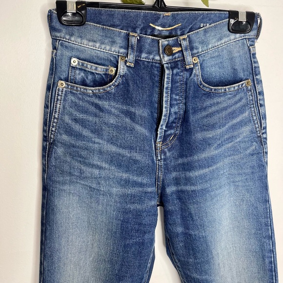 Saint Laurent High Rise Slim Fit Jeans - Picture 2 of 10